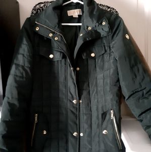 Michael Kors quilted forest green